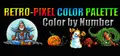 RETRO-PIXEL COLOR PALETTE: Color by Number Prices