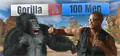 Gorilla Vs 100 Men Prices
