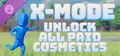X-Mode - Unlock All Paid Cosmetics Prices
