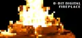 8 Bit Christmas Fireplace